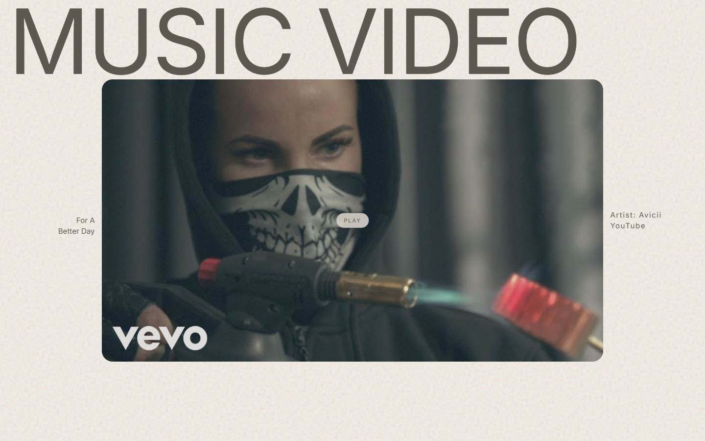 Music Video Pin Stack
