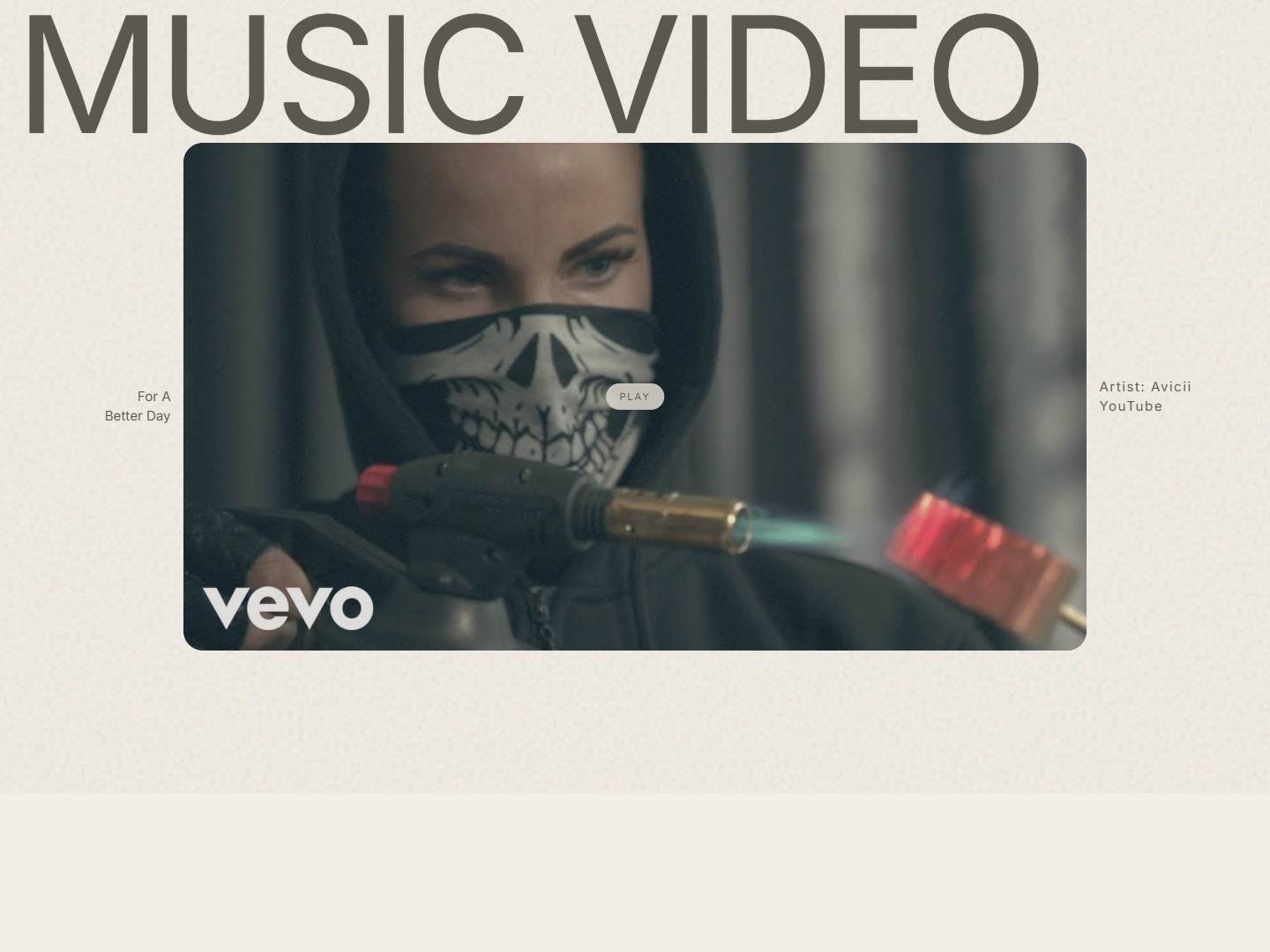 Music Video Pin Stack