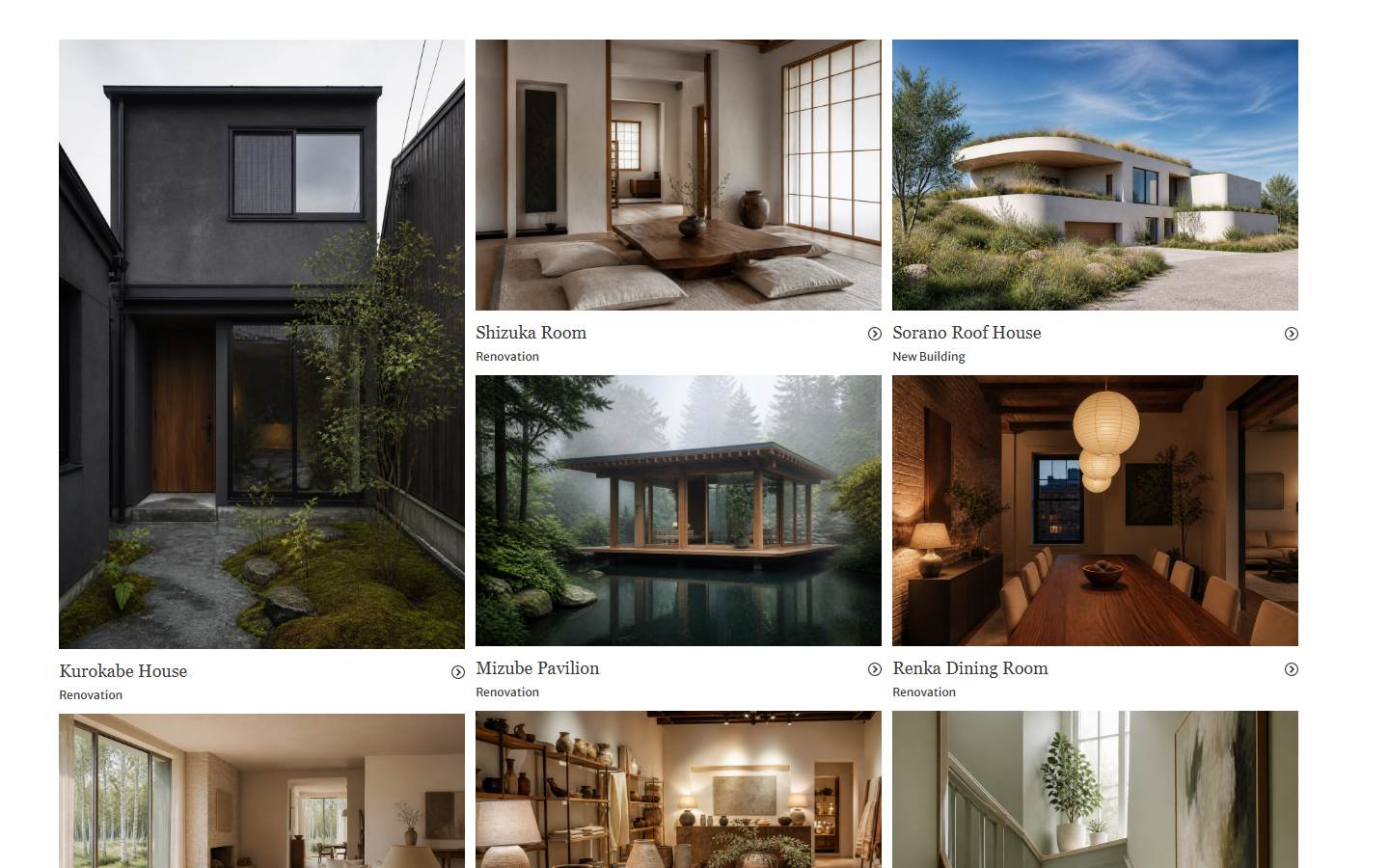 Studio Projects Grid
