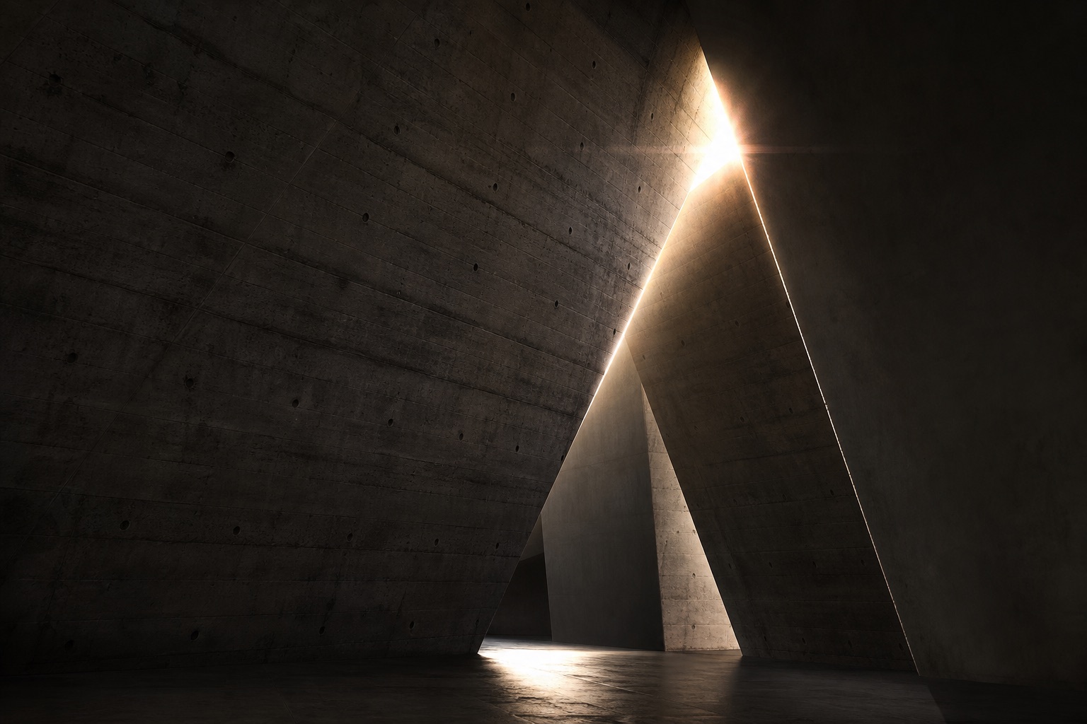 Brutalist concrete architecture