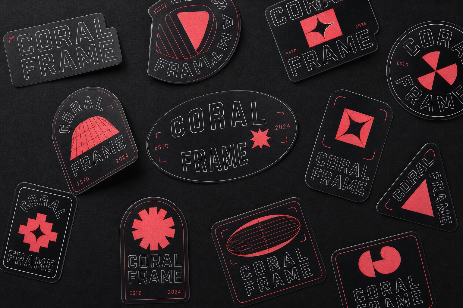 Coral Frame ステッカーシステム