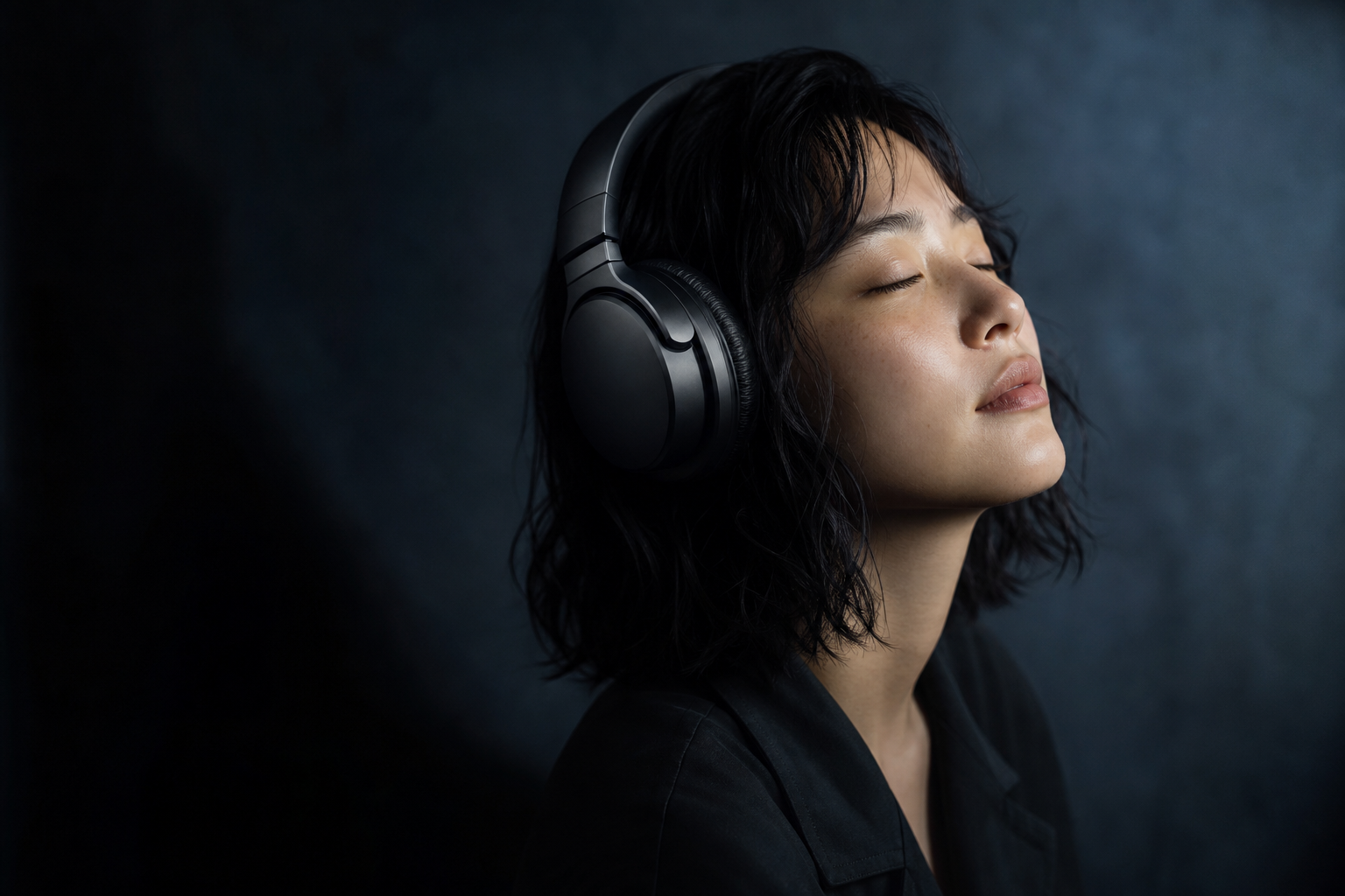 Auralis ヘッドホンで音楽に没入するリスナー